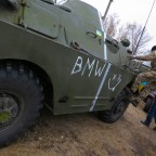 The cold, bumpy road to war — behind the frontlines in Luhansk, Ukraine