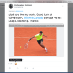 Lawyer for Tennis Canada CEO Michael Downey, players Denis Shapovalov and Felix Auger-Aliassime sends cease and desist letter to tennis photographer seeking payment for work